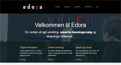 Desktop Screenshot of edora.dk