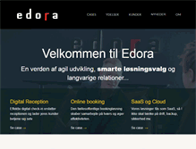 Tablet Screenshot of edora.dk